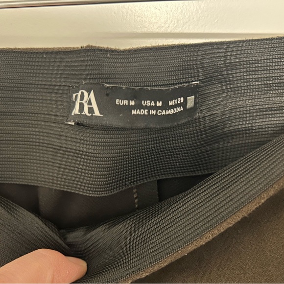 Zara Dark Brown Skinny Pants - Picture 2 of 5